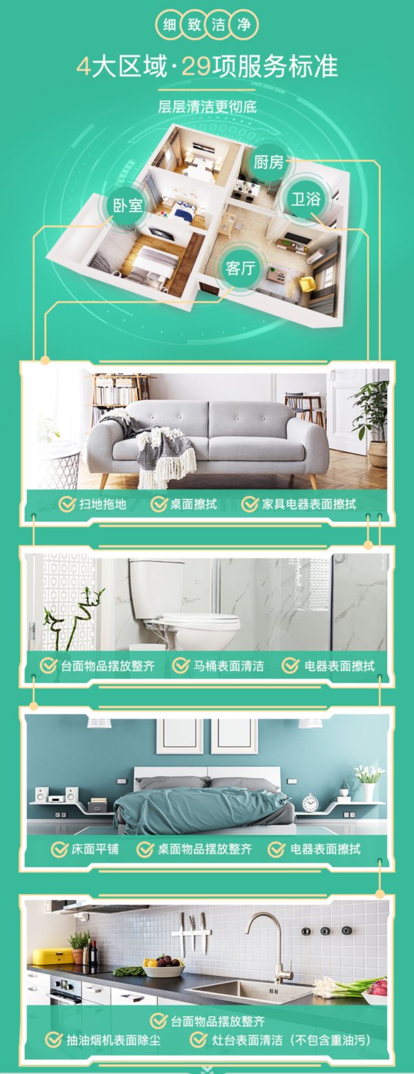那些琐碎的家务,并非我们的专属 58同城到家精选 全国多城日常保洁2小时
