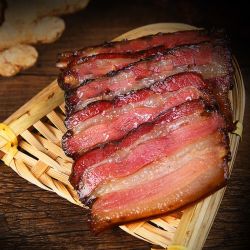 喜枣缘 柴火烟熏腊肉五花肉 500g