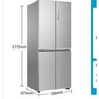 Haier 海尔 BCD-406WDPD  对开电冰箱 406升