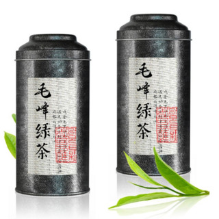 第一道飘雪 毛峰绿茶 125g*2罐