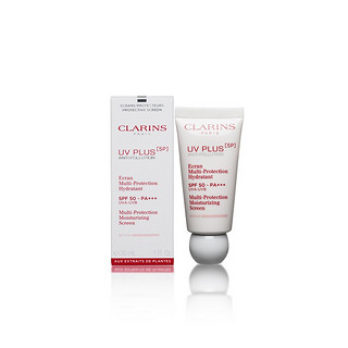 CLARINS 娇韵诗 第五代多效轻透防晒乳礼盒装 SPF50 PA+++ 50ml #润粉色