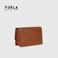 芙拉 FURLA 21FW秋冬 奢侈品 1927 SOFT系列迷你号女士棕色单肩斜跨包