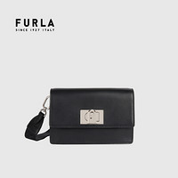 芙拉 FURLA 21FW秋冬 奢侈品 1927 SOFT系列迷你号女士黑色单肩斜跨包