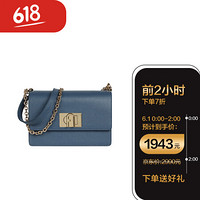 芙拉 FURLA 奢侈品 经典款 1927系列迷你号女士灰蓝色单肩斜挎包