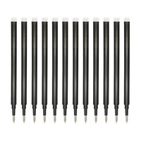 PILOT 百乐 日本百乐(PILOT) 摩磨擦中性笔笔芯0.5mm 适用LFBK-23EF 黑色 12支装 BLS-FR5-B