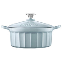 BUYDEEM 北鼎 CHEFWARE系列 CP521 汤锅(22cm、2.9L、铸铁、小鲸蓝)