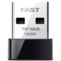 FAST 迅捷 FW150US 150M USB无线网卡 迷你版 黑色