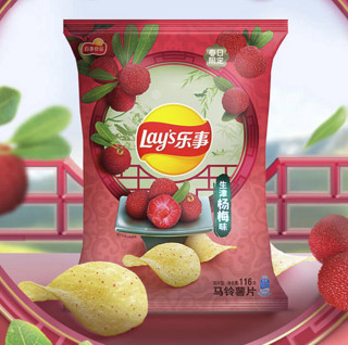 Lay's 乐事 薯片 生津杨梅味 116g