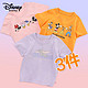  Disney 迪士尼 宝宝短袖t恤 3件装　