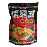 广西柳州螺蛳粉原味麻辣味螺丝粉袋装方便速食 螺霸王川香麻辣315g*5袋