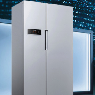 SIEMENS 西门子 BCD-610W(KA92NV60TI) 风冷对开门冰箱 610L 银色
