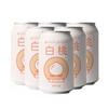 鲜汽十族 果汁气泡饮料 白桃味 310ml*6罐