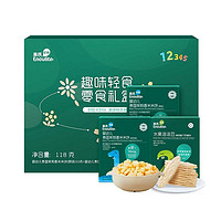 Enoulite 英氏 宝宝零食礼盒118g（营养米饼*2+水果溶溶豆*1）