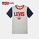 PLUS会员：Levi's 李维斯 撞色LOGO短袖T恤