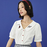 INMAN 茵曼 Hello Kitty联名系列 181_TM2313a 女士衬衫