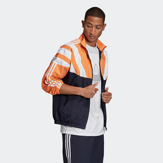 adidas ORIGINALS BLNT 96 TT 男子运动夹克 EE2337 传奇墨水蓝/橙黄 XXL