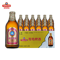 TSINGTAO 青岛啤酒 金质小瓶棕金小麦醇正 296ml*24瓶