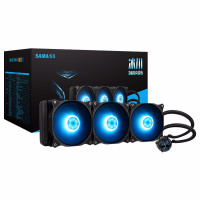 PLUS会员：SAMA 先马 冰川360RGB 一体式水冷散热器 360冷排