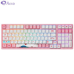 Akko 艾酷 3098B 世界巡回系列Tokyo R2机械键盘 RGB 98键 TTC金粉轴-导光柱 定制款