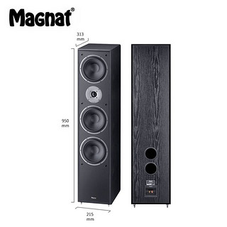 密力（MAGNAT）Monitor Supreme 1002 落地式HIFI发烧音箱家用音响2.0声道一对高保真（黑色）