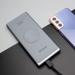 samsung三星10000mah原装无线充移动电源双向加速充电充电宝便携轻薄