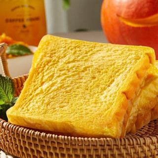 LYFEN 来伊份 原切南瓜吐司面包 零食点心代餐零食营养早餐面包750g/盒
