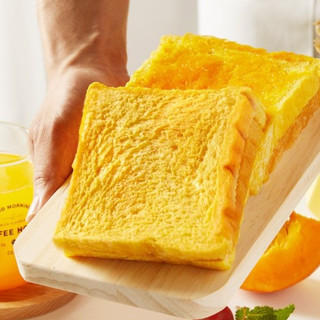 LYFEN 来伊份 原切南瓜吐司面包 零食点心代餐零食营养早餐面包750g/盒