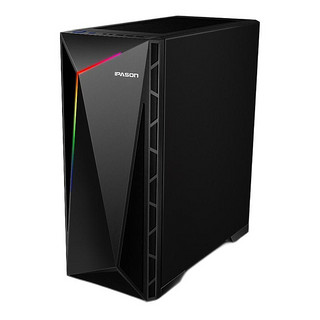 IPASON 攀升 G2 2021款 台式机 黑色(酷睿i7-10700F、GTX 1650 4G、16GB、256GB SSD、风冷)