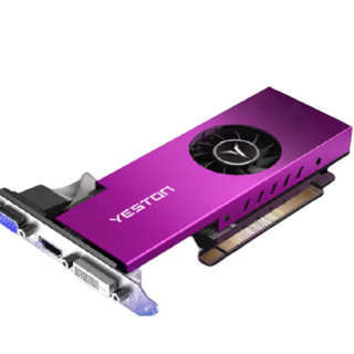 yeston 盈通 RX 550-4G D5 LP XL2 显卡 4GB 粉色