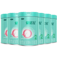 SANYUAN 三元 爱诺星系列 较大婴儿奶粉 国产版 2段 800g*6罐