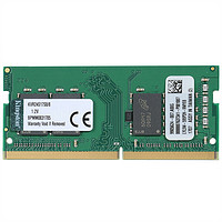 Kingston 金士顿 KVR系列 DDR4 2400MHz 笔记本内存 普条 绿色 8GB KVR24S17D8/8-SP