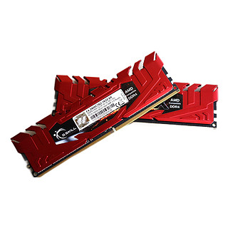 G.SKILL 芝奇 RipjawsX系列 DDR3 2133MHz 台式机内存 红色 8GB 4GBx2 F3-17000CL11D-8GBXL