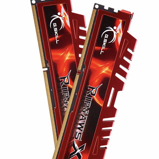 G.SKILL 芝奇 RipjawsX系列 DDR3 1600MHz 台式机内存 马甲条 红色 16GB 8GBx2 F3-12800CL10D-16GBXL