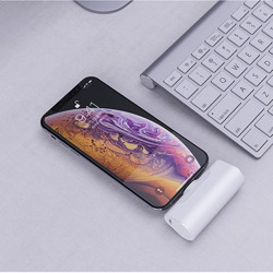 iWALK 爱沃可 口袋宝4代迷你充电宝iPhone超薄苹果小巧可爱口红便携尾插华为小米typec胶囊移动电源 白色 苹果