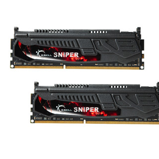 G.SKILL 芝奇 Sniper 狙击者系列 DDR3 2400MHz 台式机内存 马甲条 黑色 8GB F3-2400C11S-8GSR