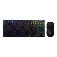 logitech 罗技 G913 TKL 无线机械键盘 GL L轴+G PRO WIRELESS 二代 无线鼠标 键鼠套装 黑色