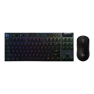 logitech 罗技 G913 TKL 无线机械键盘 GL L轴+G PRO WIRELESS 二代 无线鼠标 键鼠套装 黑色