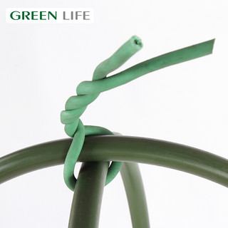 海山 日本GREENLIFE园艺爬藤花架花园支架支柱种植软扎线绑扎套装 三件装：包塑铁丝.直径4.8毫米