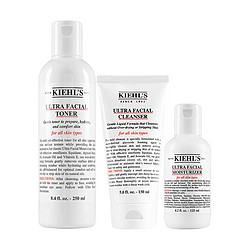 Kiehl's 科颜氏 高保湿系列护肤套装 (洁面150ml +爽肤水250ml+乳液125ml)