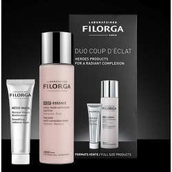 FILORGA 菲洛嘉 经典赋活亮肤礼盒套装 水光精华水150ml 面膜30ml（赠同款水光精华水150ml+化妆包）