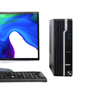 acer 宏碁 商祺 SQX4270 666C 20英寸 台式机 黑色(酷睿i5-10400、GT730、8GB、512GB SSD、风冷)
