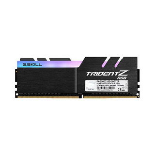 G.SKILL 芝奇 幻光戟系列 DDR4 3000MHz RGB 台式机内存 灯条 黑色 16GB F4-3000C16S-16GTZR