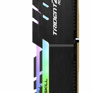 G.SKILL 芝奇 幻光戟系列 DDR4 3000MHz RGB 台式机内存 灯条 黑色 16GB F4-3000C16S-16GTZR