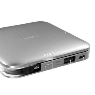 MiPow 麦泡 SPL09 移动电源数据线二合一 深灰色 9000mAh micro usb 2.4A快充