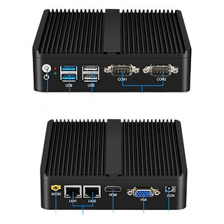 海洛云 X30A 奔腾版 台式工作站 黑色 (奔腾J1900、核芯显卡、8GB、128GB SSD、风冷、单网口)