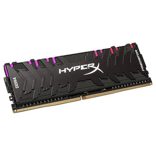 Kingston 金士顿 Predator系列 DDR4 3200MHz RGB 台式机内存 灯条 黑色 8GB