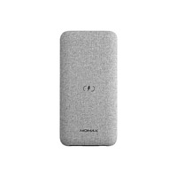 MOMAX 摩米士 IP91MFI 无线充移动电源 浅灰色 10000mAh Type-C/Lightning 22.5W 双向快充+10W 无线充电