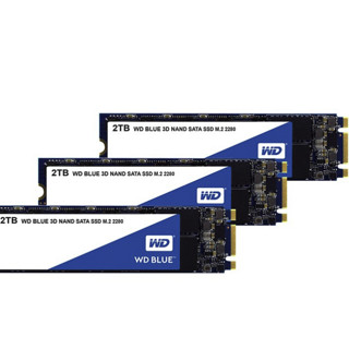 Western Digital 西部数据 蓝盘系列 WDS200T2B0B M.2 固态硬盘 2TB (SATA3.0)