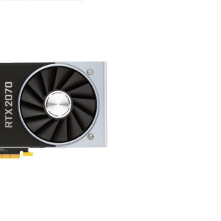 NVIDIA 英伟达 GeForce RTX 2070 Founders Edition 显卡 8GB 黑色