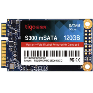 tigo 金泰克 S300 mSATA 固态硬盘 120GB (SATA3.0)